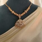 Micro Gold-Polished Textured Gundu Mala Attigai